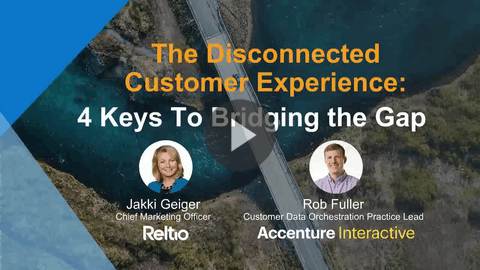 Visual of on-demand webinar on delivering connected customer experiences