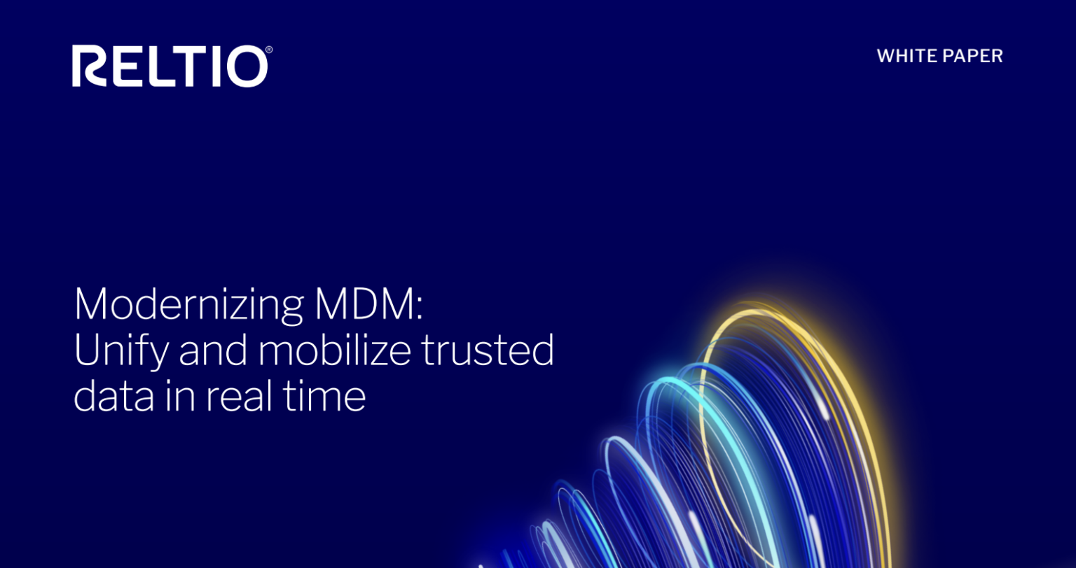 Modernizing MDM: Unify and mobilize trusted data in real time