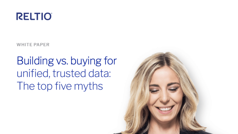 Building vs. buying for unified, trusted data: The top five myths