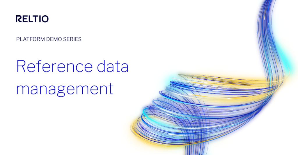Reltio Reference Data Management