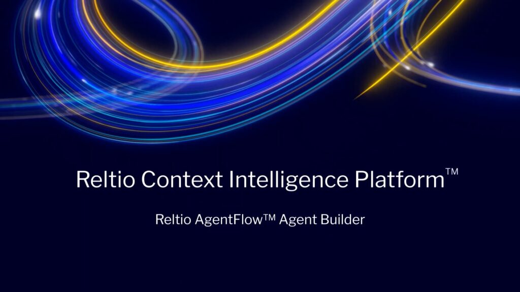 Reltio AgentFlow™ Agent Builder